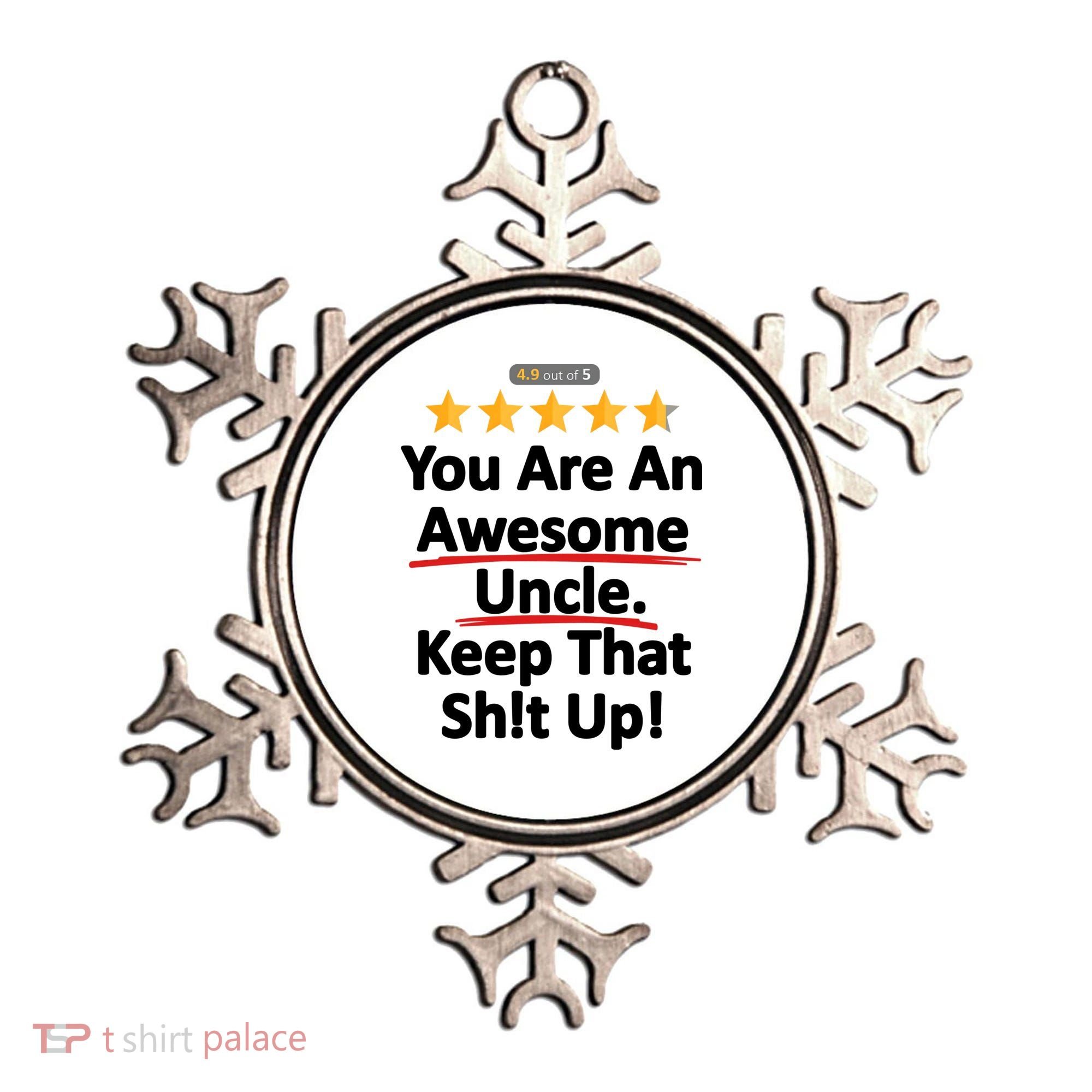 Awesome Uncle Funny Gift For Uncles Ornament