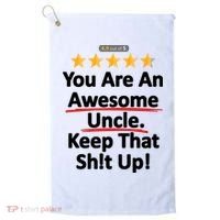 Awesome Uncle Funny Gift For Uncles Golf Towel thumb 0