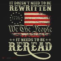 American Us Flag Constitution Of The Usa Needs To Be Reread Women's Hoodie thumb 2