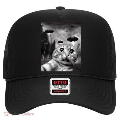 Alien UFO Funny Cat Selfie Hat