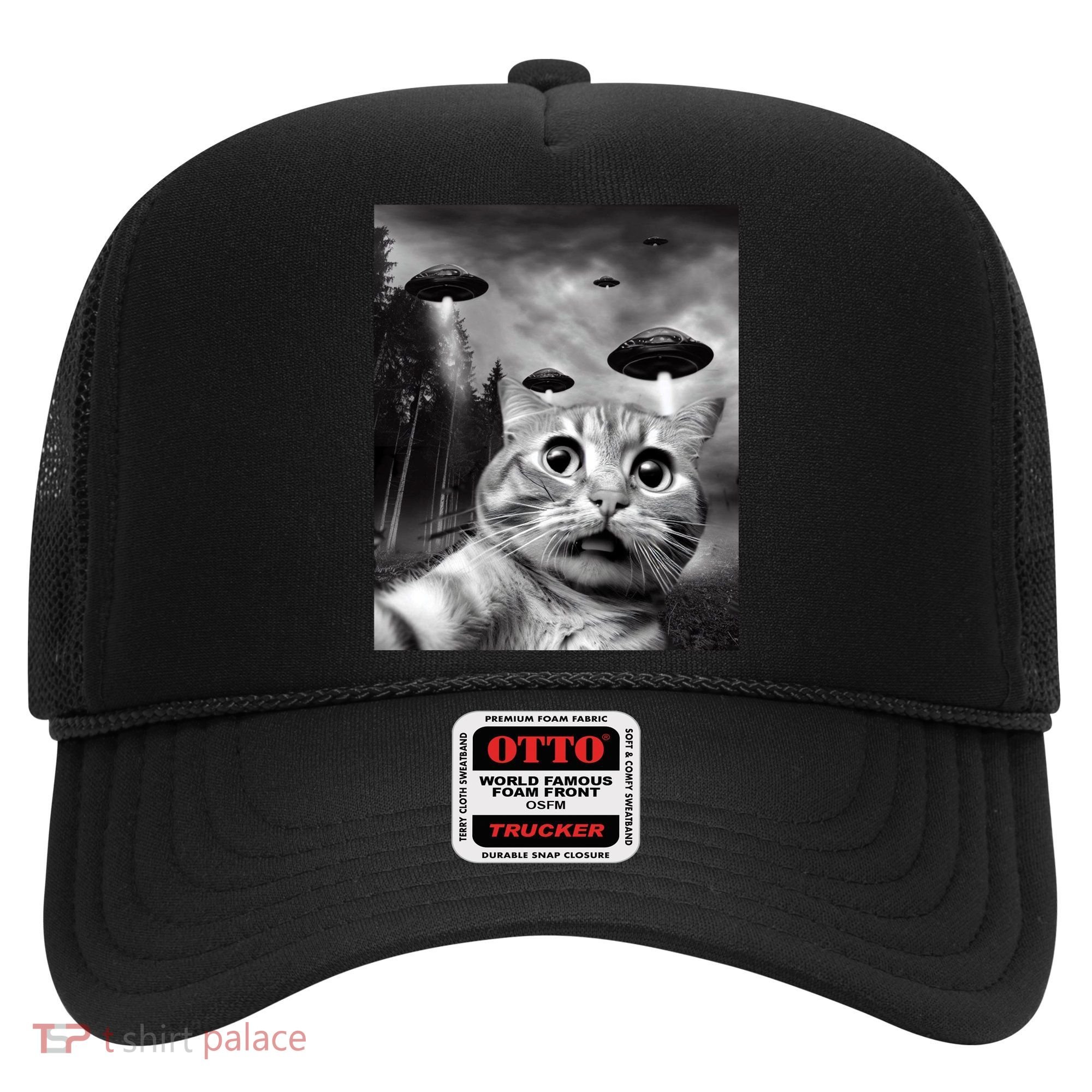 Alien UFO Funny Cat Selfie Hat