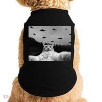 Alien UFO Funny Cat Doggie Tank thumb 0