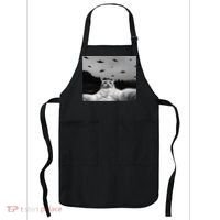 Alien UFO Funny Cat Apron thumb 0