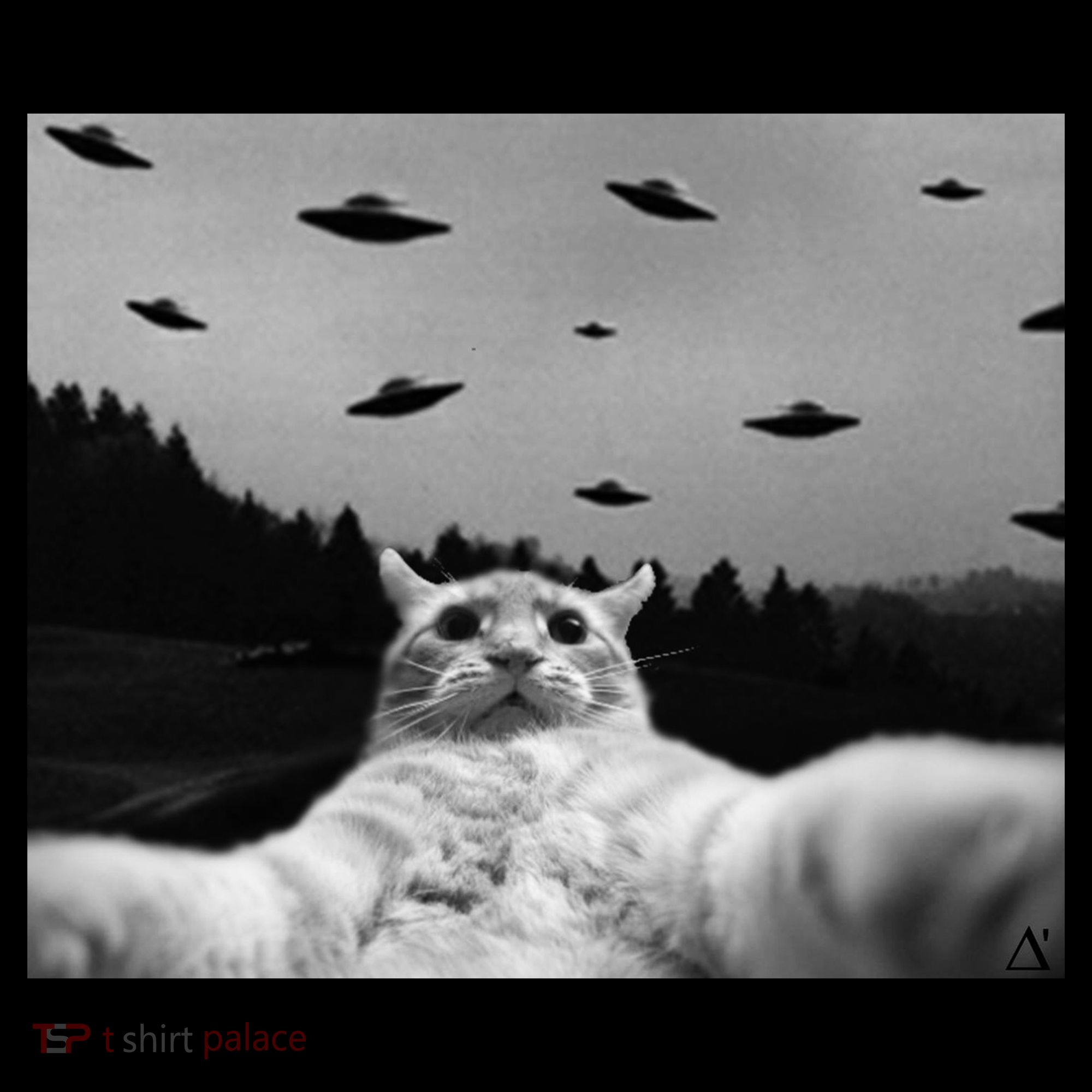 Alien UFO Funny Cat Coaster