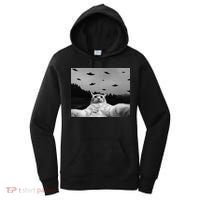 Alien UFO Funny Cat Women's Hoodie thumb 0