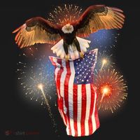 America USA Flag Eagle Fireworks Women's Tank Top thumb 5