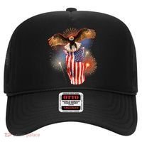 America USA Flag Eagle Fireworks Hat thumb 0