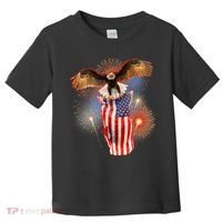America USA Flag Eagle Fireworks Toddler T-Shirt thumb 0