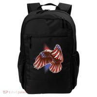 American USA Flag Patriotic Bald Eagle Backpack thumb 0