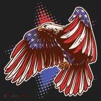 American USA Flag Patriotic Bald Eagle Tumbler thumb 3