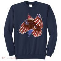 American USA Flag Patriotic Bald Eagle Sweatshirt thumb 0