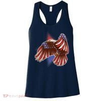 American USA Flag Patriotic Bald Eagle Women's Tank Top thumb 0