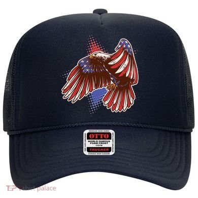 American USA Flag Patriotic Bald Eagle Hat