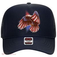 American USA Flag Patriotic Bald Eagle Hat thumb 0