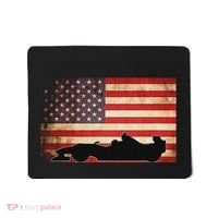 American Usa Flag Indy Car Fan Lover Racecar Formula Gift Mousepad thumb 0