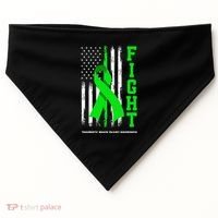 American US Flag Fight Traumatic Brain Injury Awareness USA-Made Doggie Bandana thumb 0