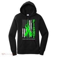 American US Flag Fight Traumatic Brain Injury Awareness Women's Hoodie thumb 0