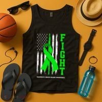 American US Flag Fight Traumatic Brain Injury Awareness Tank Top thumb 4