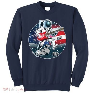 American USA Flag Rocking Space Astronaut Sweatshirt