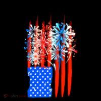 American Usa Flag Fireworks Fighter Jets Coffee Mug thumb 5