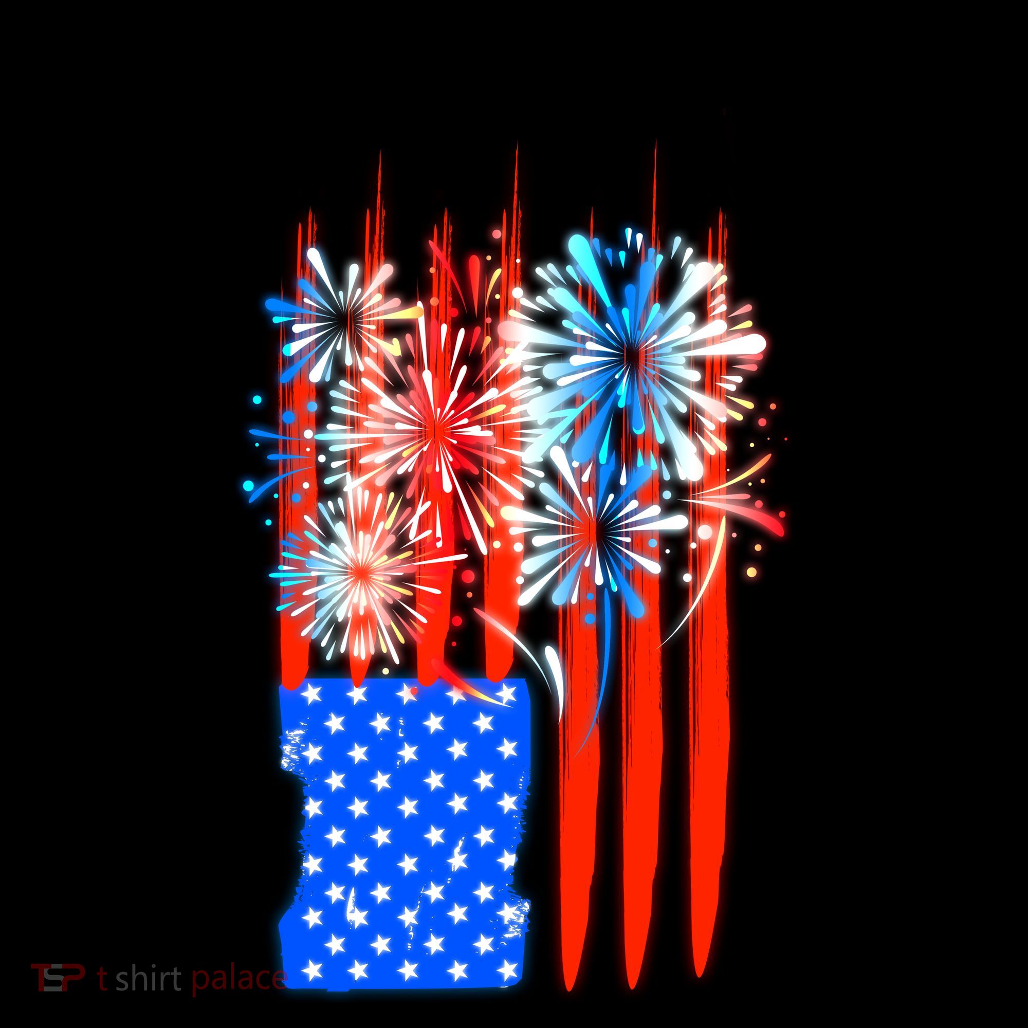 American Usa Flag Fireworks Fighter Jets Coffee Mug