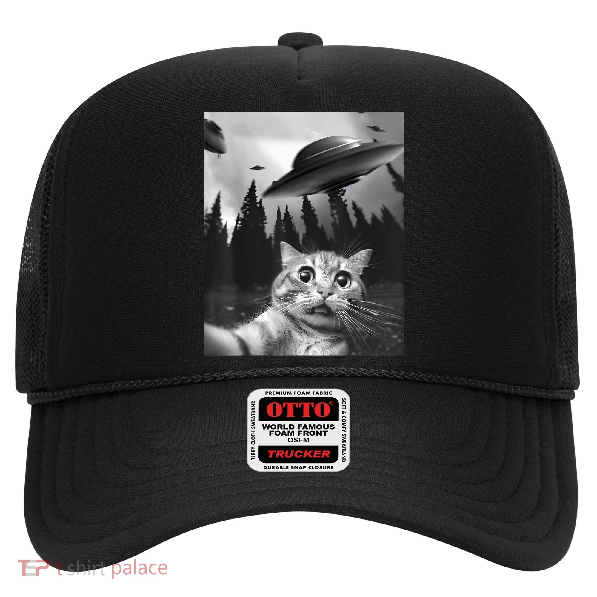 Alien UFO Funny Cat Selfie Hat
