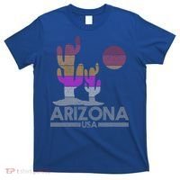 Arizona Usa Gift Vintage Retro Cactus Souvenir Gift Cool Gift T-Shirt thumb 0