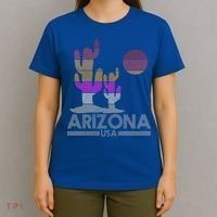 Arizona Usa Gift Vintage Retro Cactus Souvenir Gift Cool Gift T-Shirt thumb 4