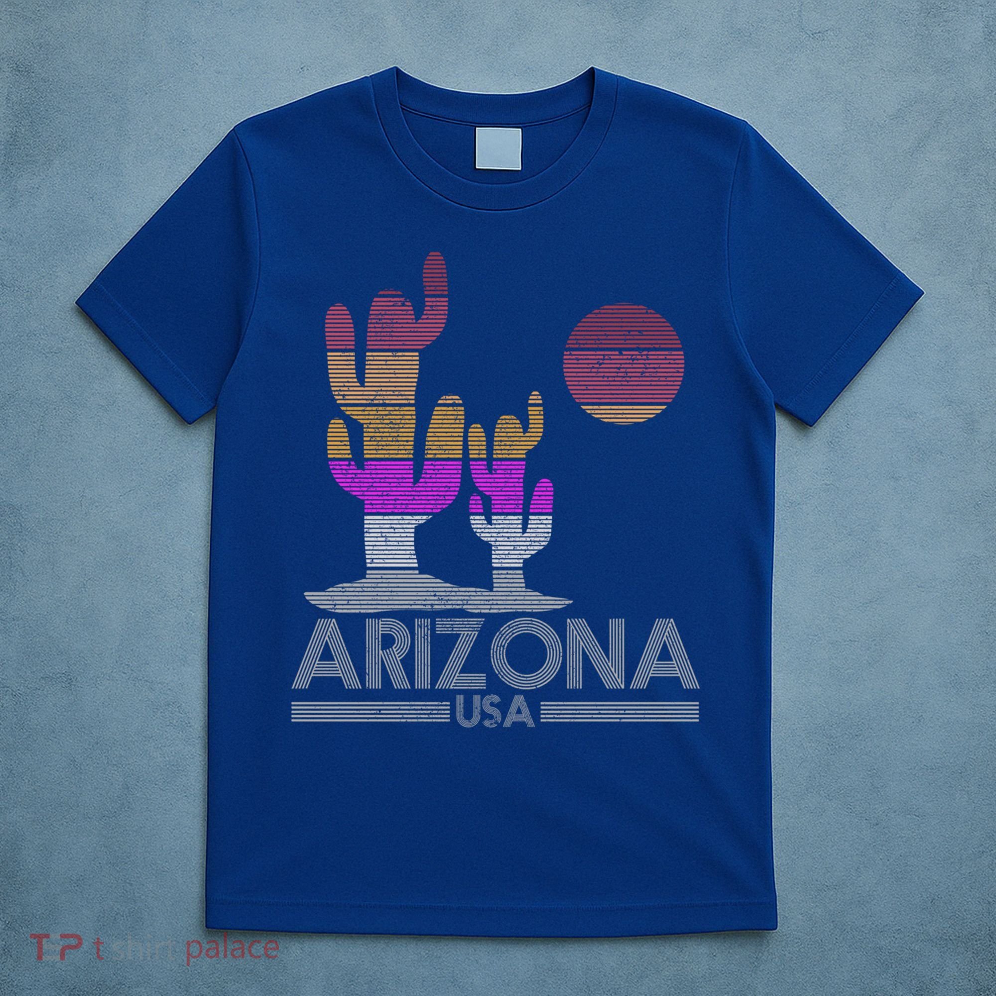 Arizona Usa Gift Vintage Retro Cactus Souvenir Gift Cool Gift T-Shirt