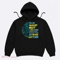 August Birthday Guy Has 3 Sides Sweet Funny Crazy  Hoodie thumb 0