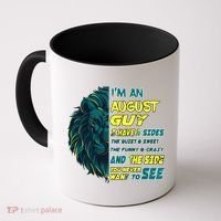 August Birthday Guy Has 3 Sides Sweet Funny Crazy  Coffee Mug thumb 0