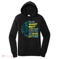 August Birthday Guy Has 3 Sides Sweet Funny Crazy  Women's Hoodie thumb 0