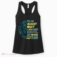 August Birthday Guy Has 3 Sides Sweet Funny Crazy  Women's Tank Top thumb 0