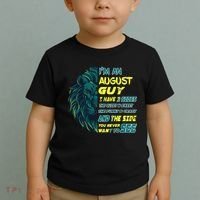 August Birthday Guy Has 3 Sides Sweet Funny Crazy  Toddler T-Shirt thumb 2