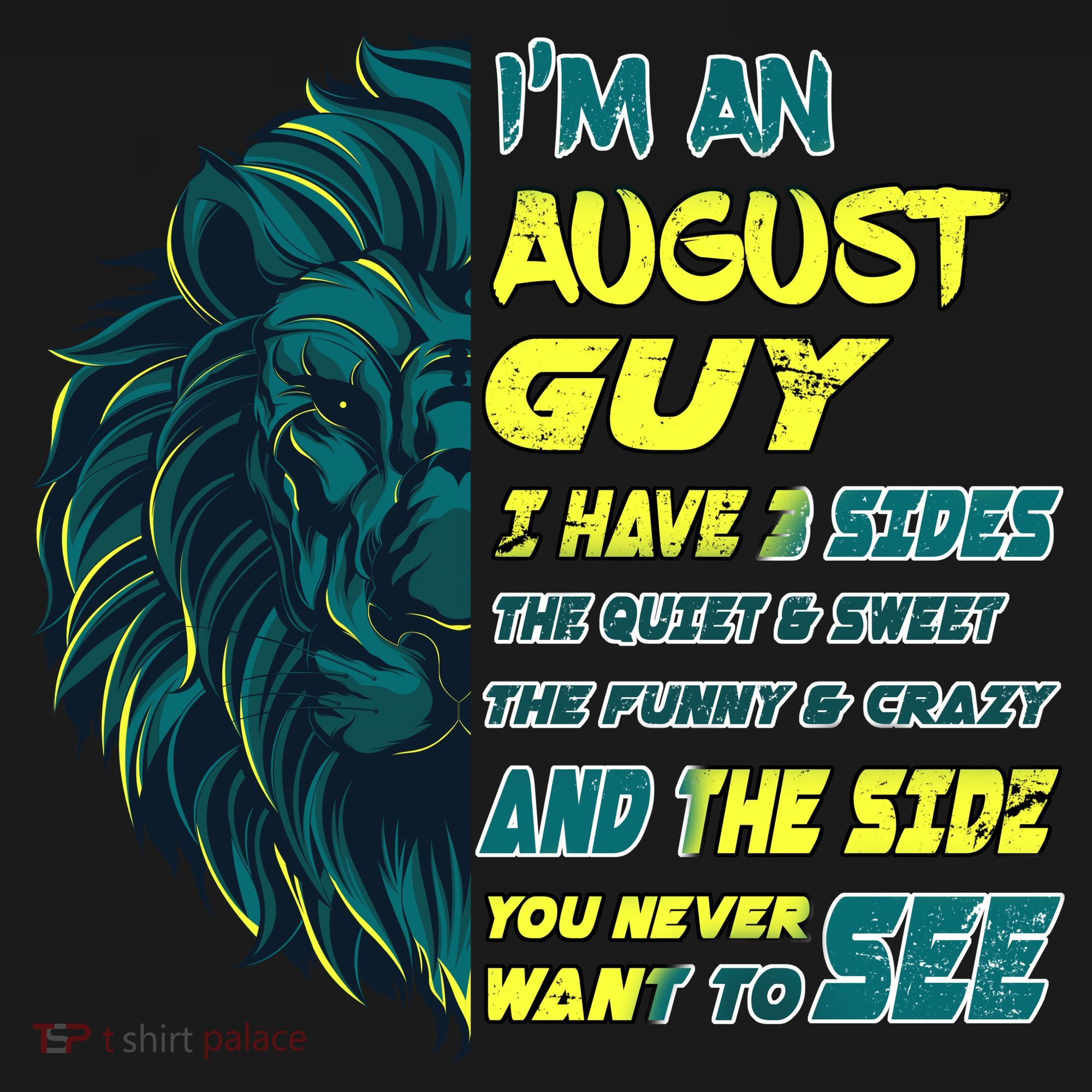 August Birthday Guy Has 3 Sides Sweet Funny Crazy  Women's Long Sleeve Shirt