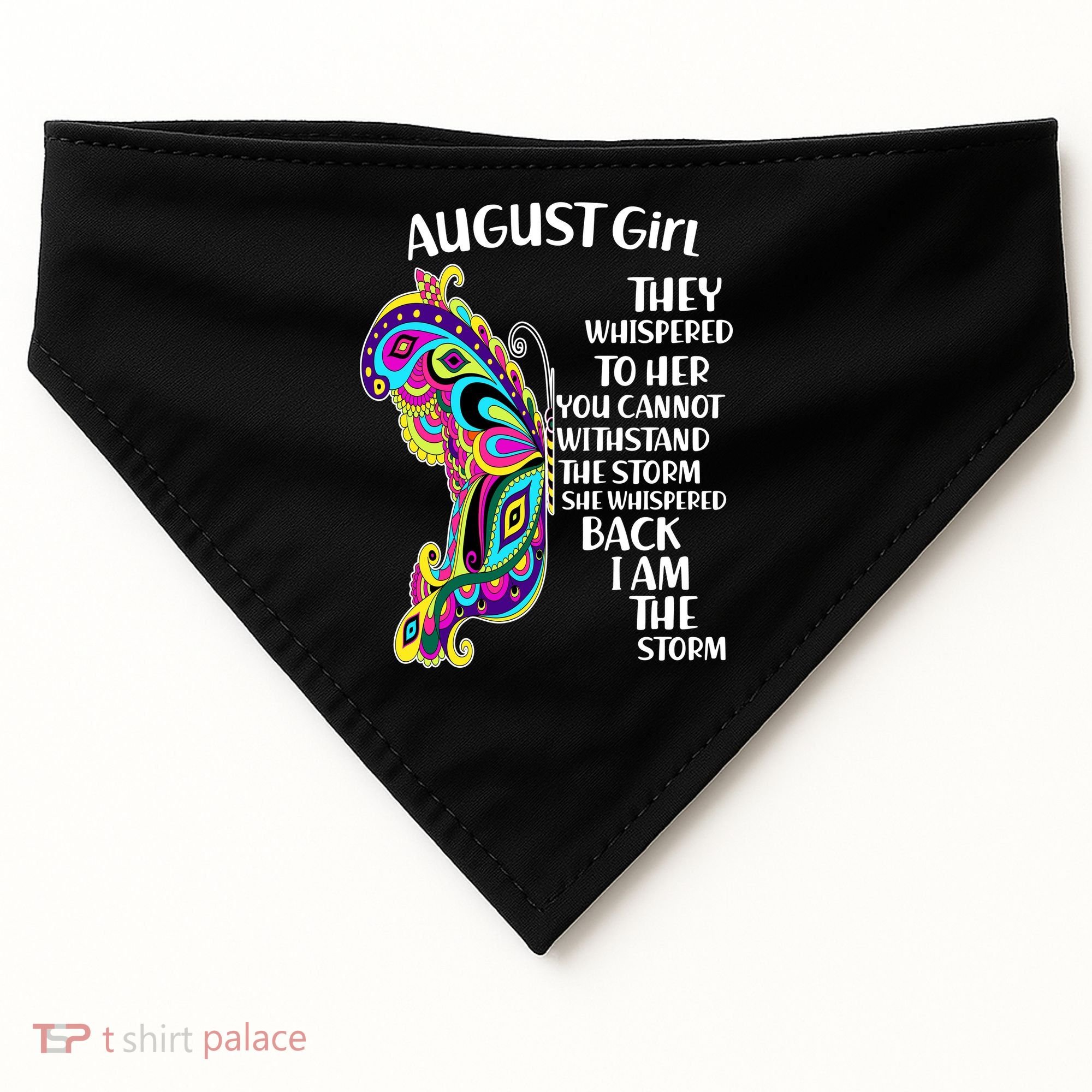 August Girl Paisley Butterfly USA-Made Doggie Bandana