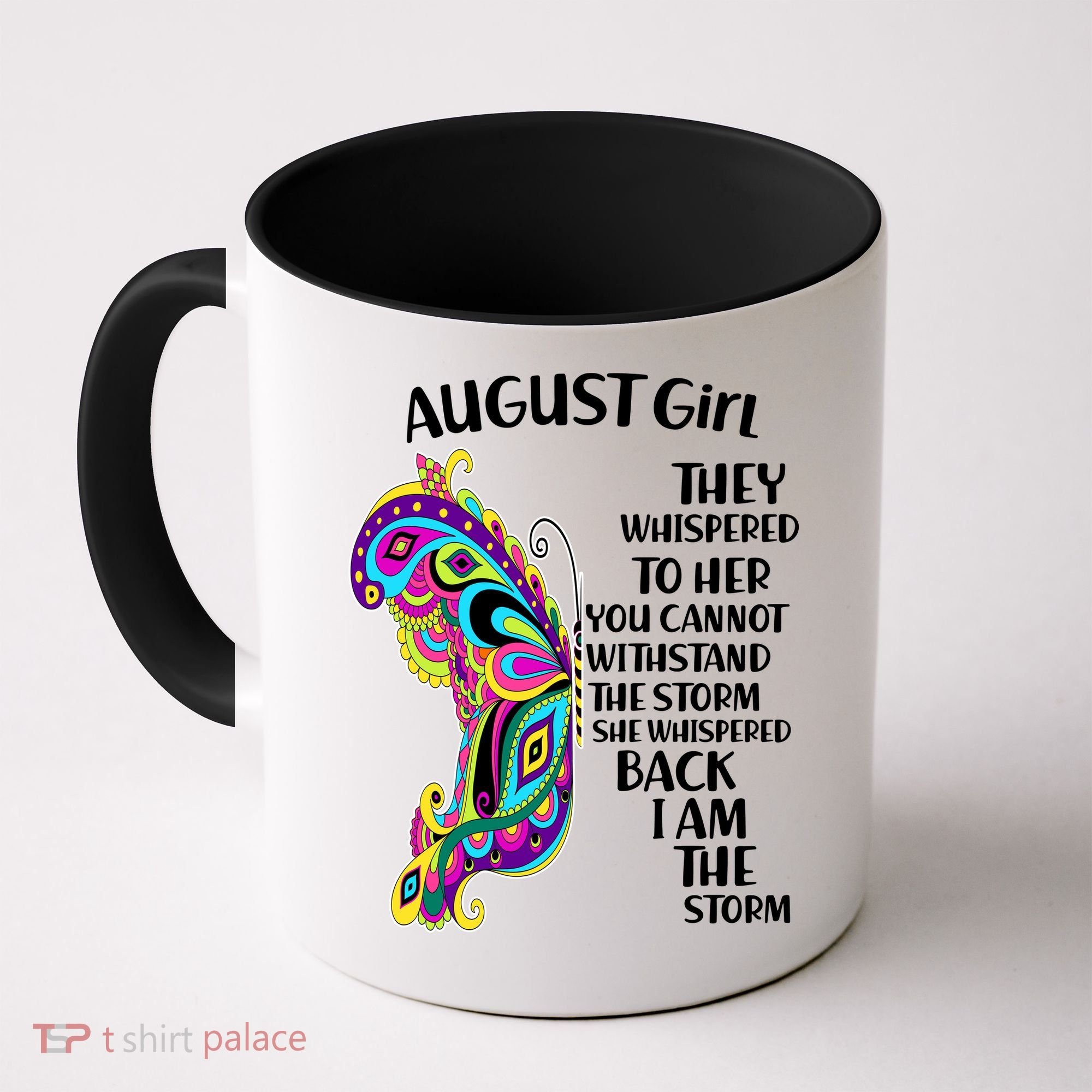 August Girl Paisley Butterfly Coffee Mug