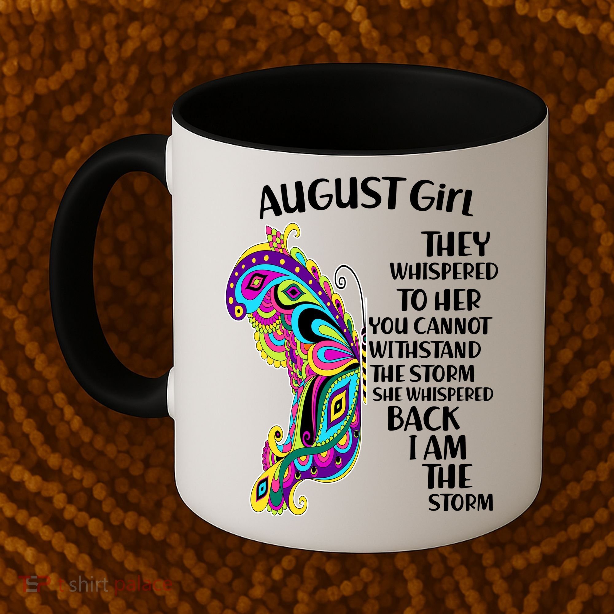 August Girl Paisley Butterfly Coffee Mug