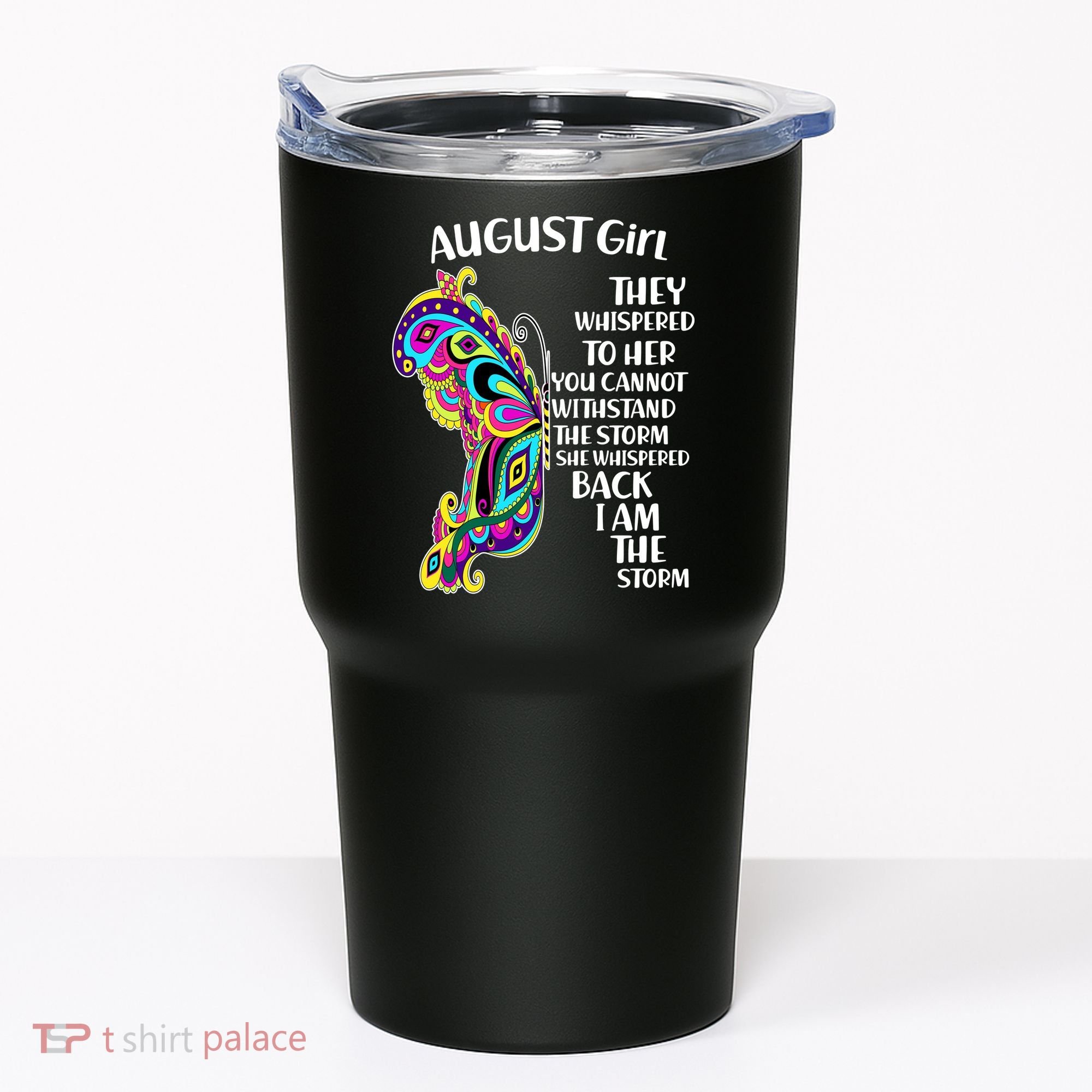 August Girl Paisley Butterfly Tumbler