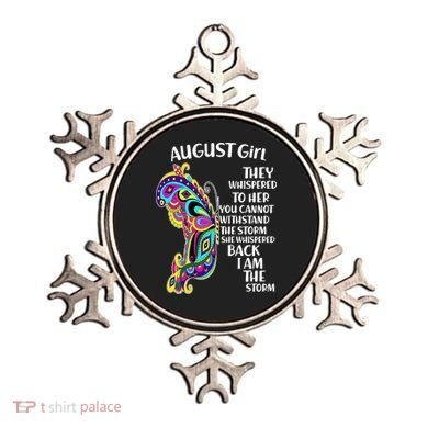 August Girl Paisley Butterfly Ornament