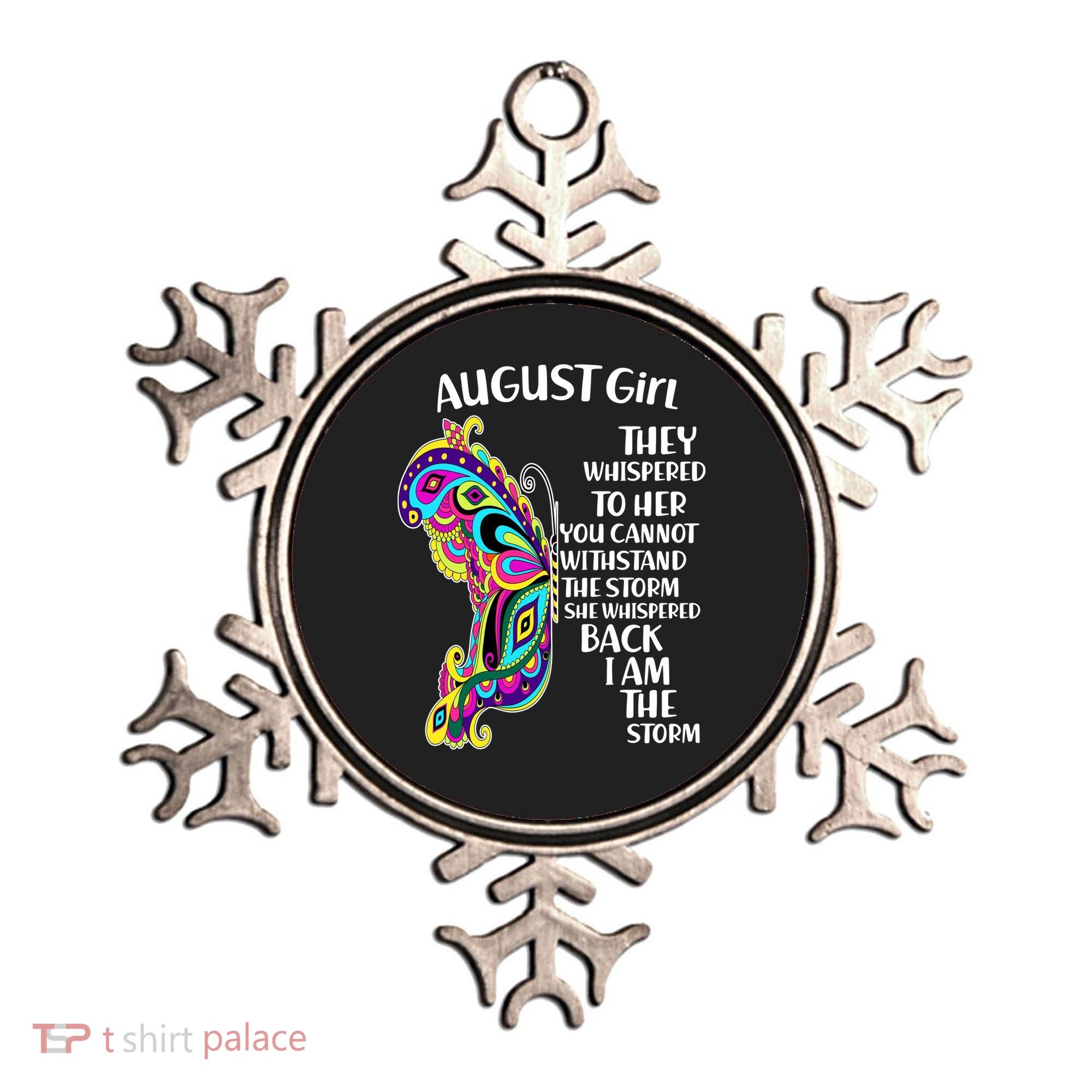 August Girl Paisley Butterfly Ornament