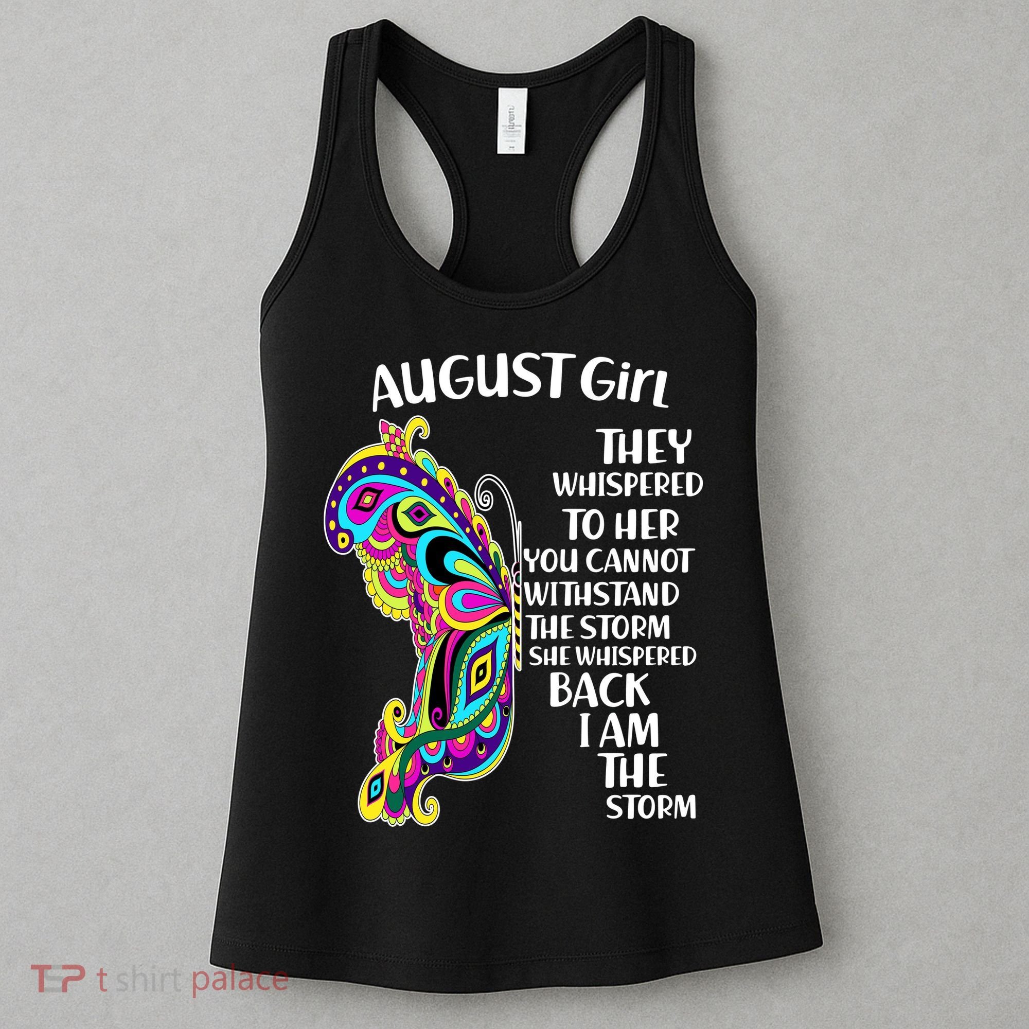 August Girl Paisley Butterfly Women's Tank Top
