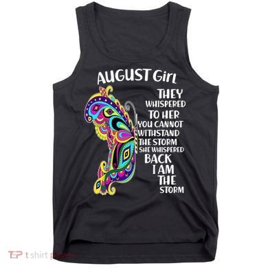 August Girl Paisley Butterfly Tank Top