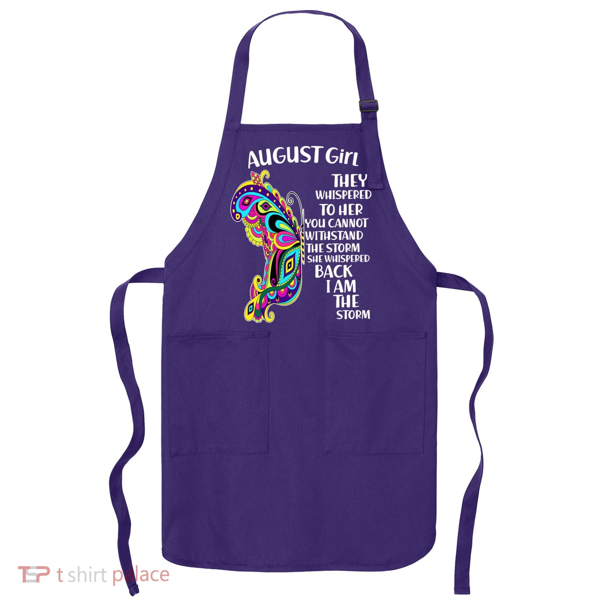 August Girl Paisley Butterfly Apron