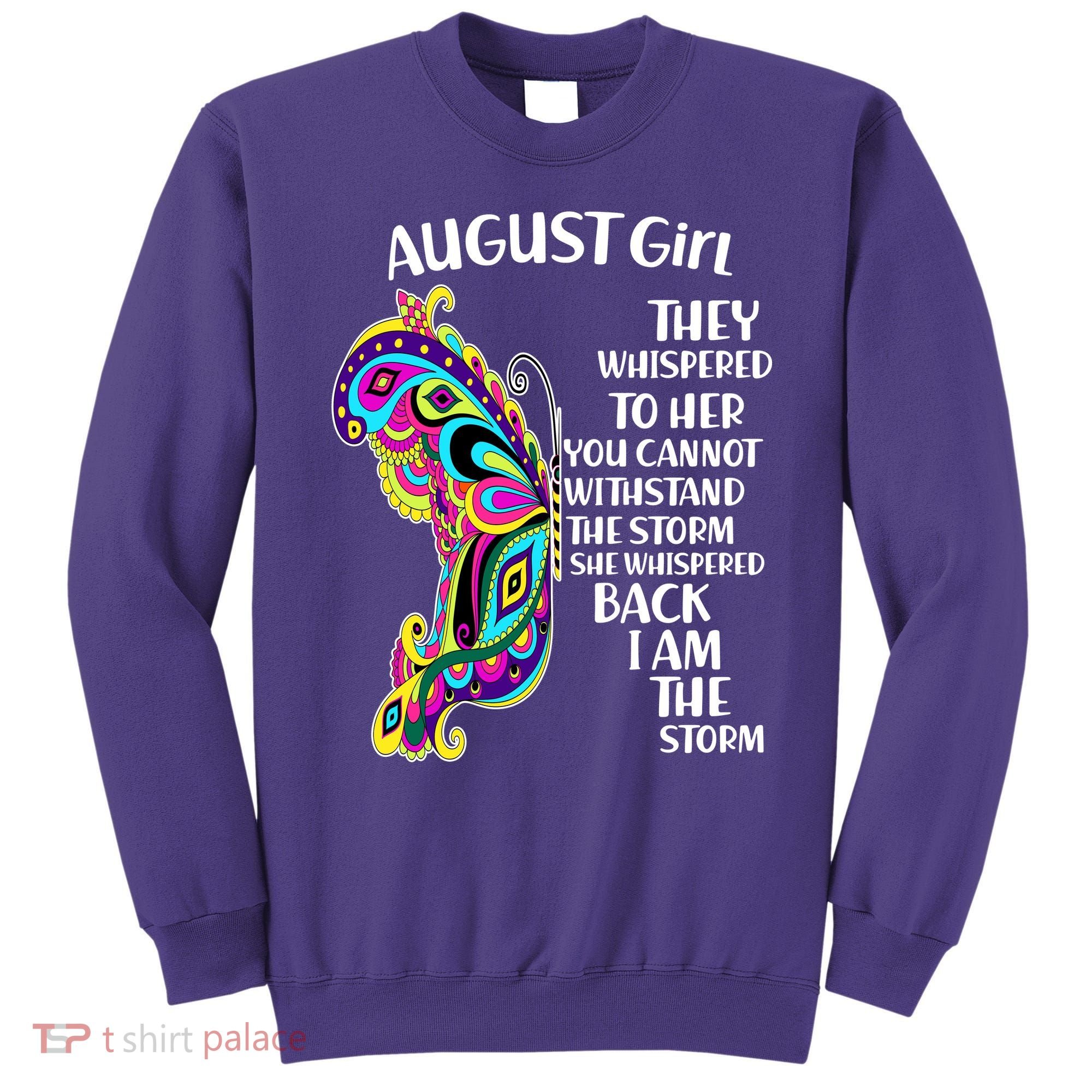 August Girl Paisley Butterfly Sweatshirt