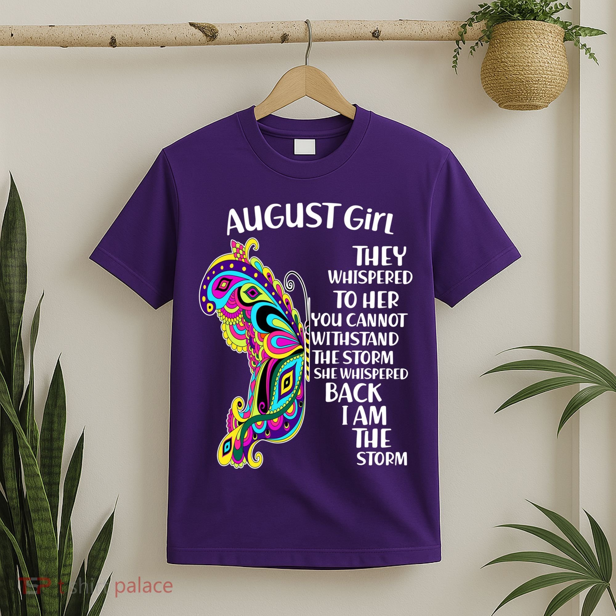 August Girl Paisley Butterfly T-Shirt