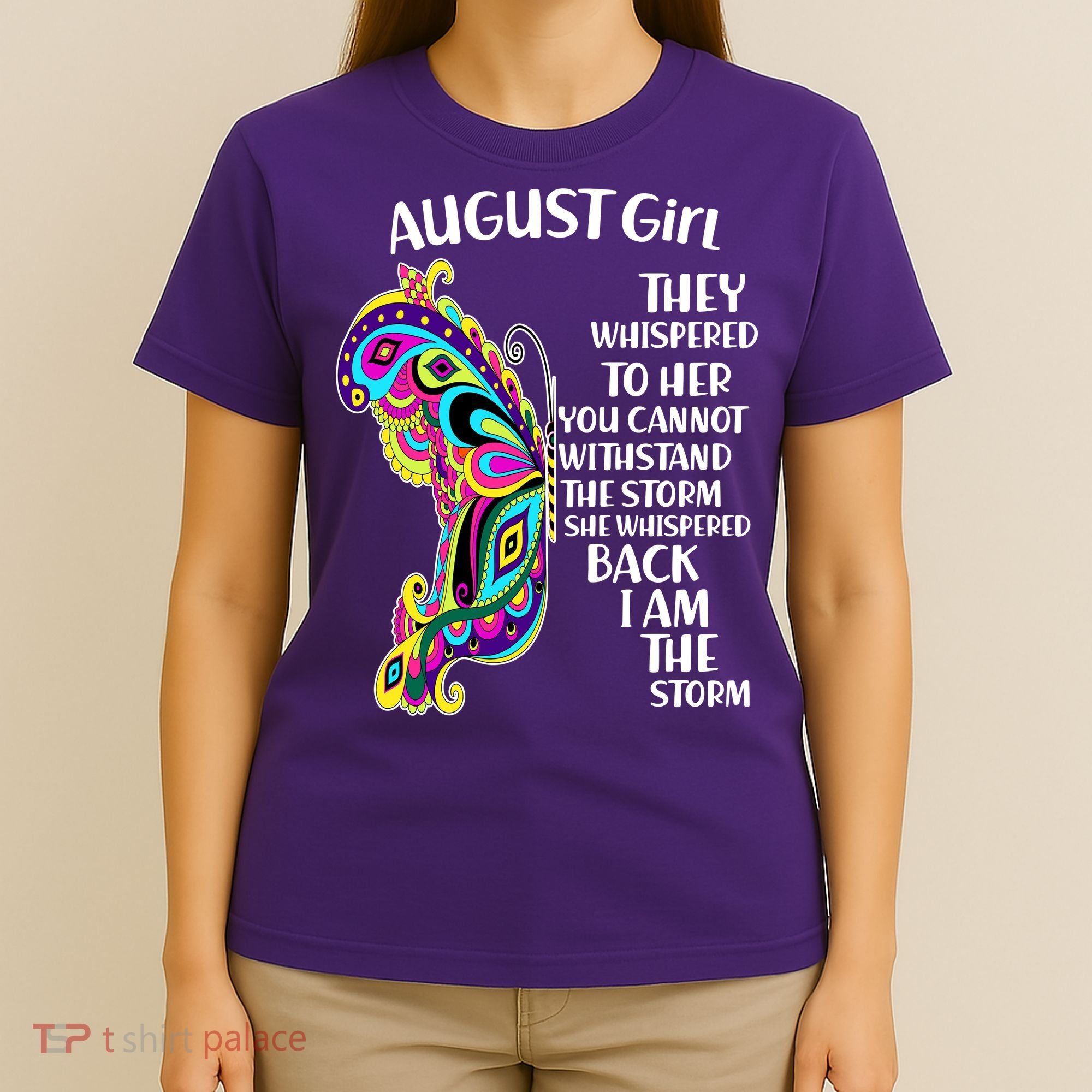 August Girl Paisley Butterfly T-Shirt