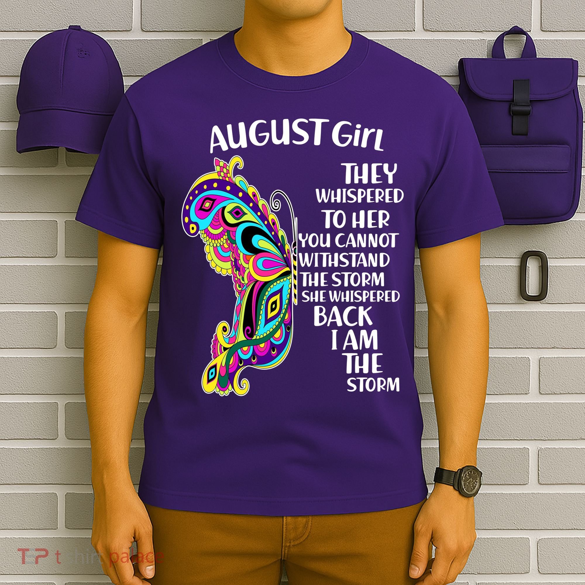 August Girl Paisley Butterfly T-Shirt