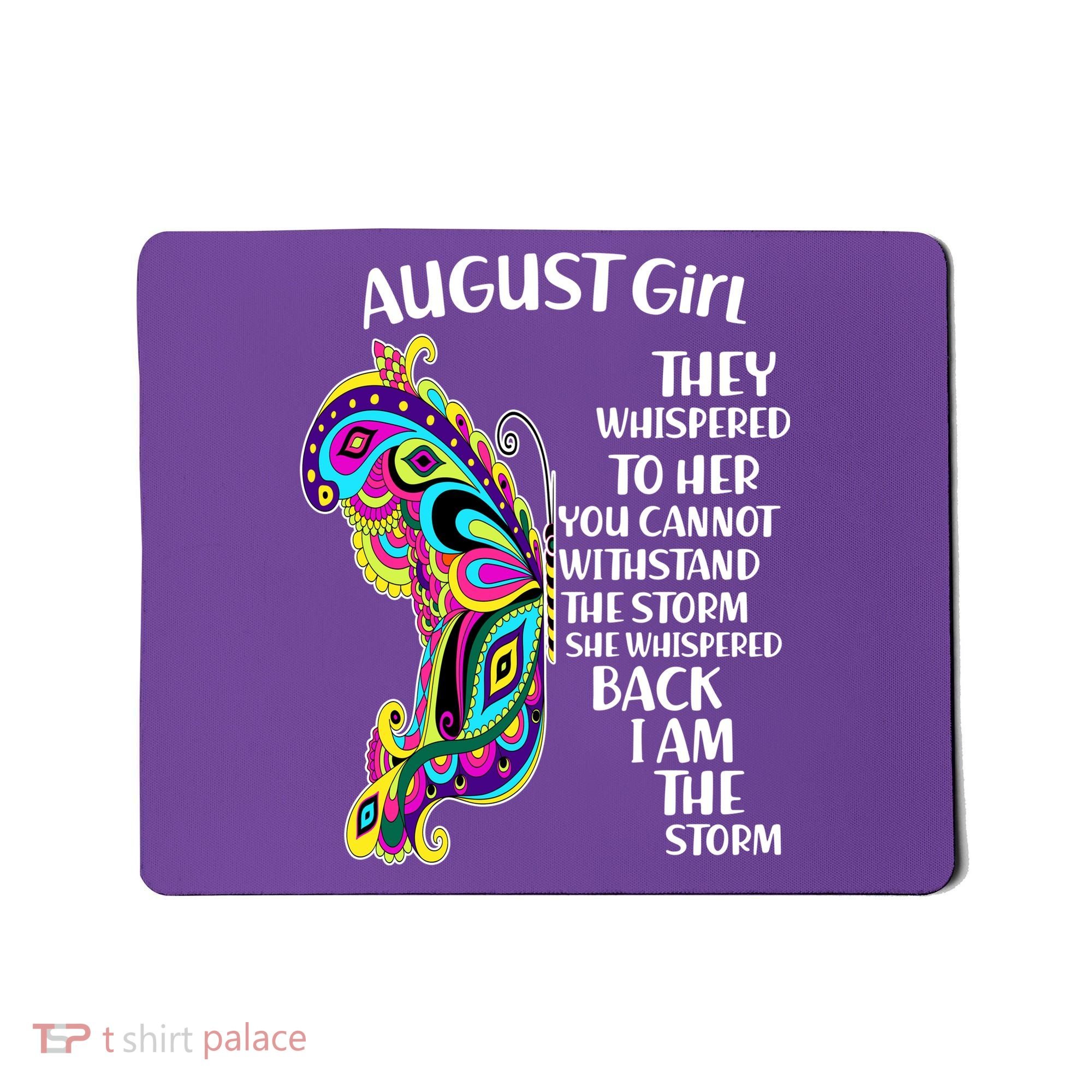 August Girl Paisley Butterfly Mousepad