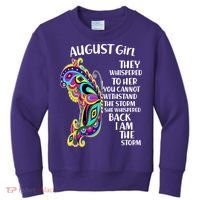 August Girl Paisley Butterfly Kids Sweatshirt thumb 0